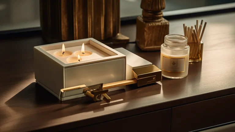 Duo Sets – Candle paired with accessories like matches or wick trimmers