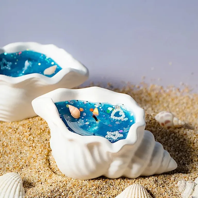 Wholesale private label conch-shaped gel candles with sustainable packaging