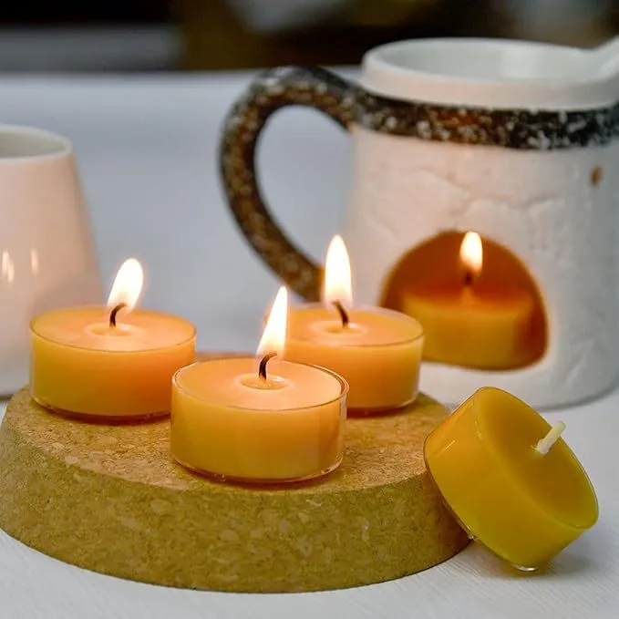 Tea Light Candles Beeswax 2