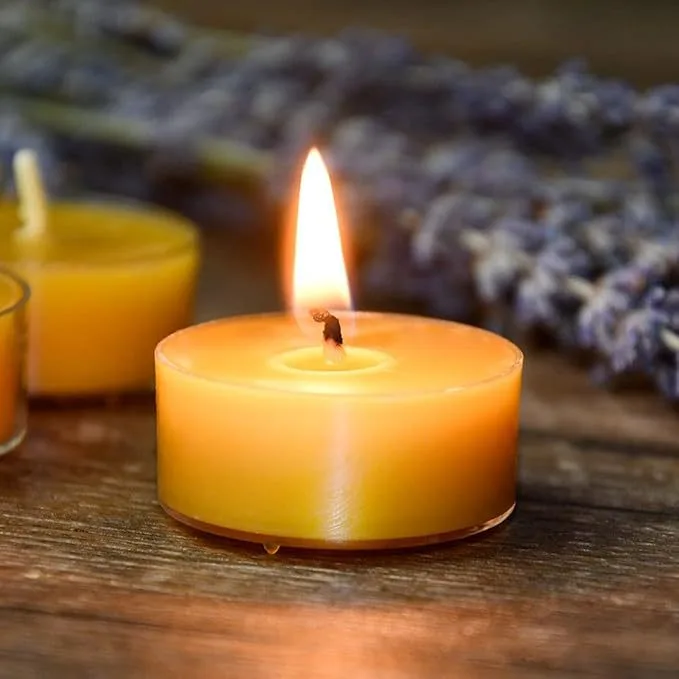 Tea Light Candles Beeswax 3