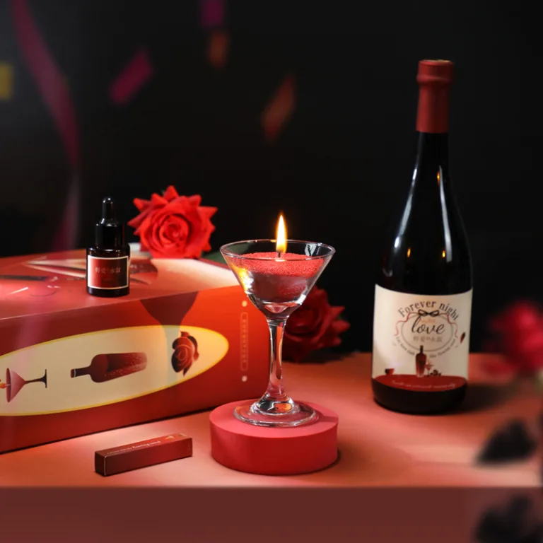Wine Sand Wax Candle1