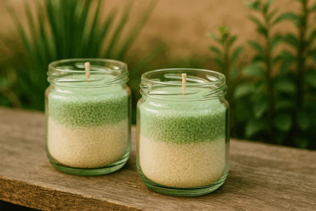 eco friendly sand wax candles