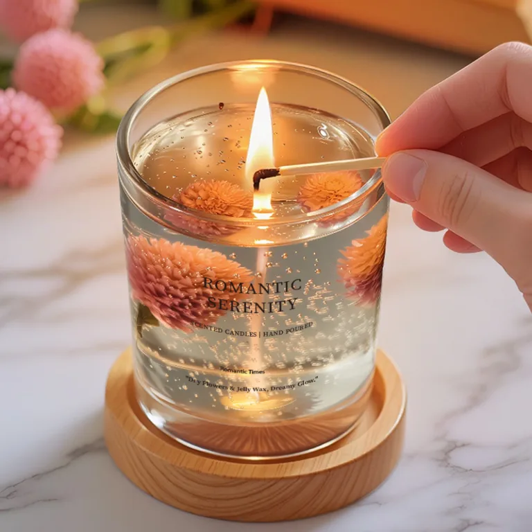 gel candles flowers2