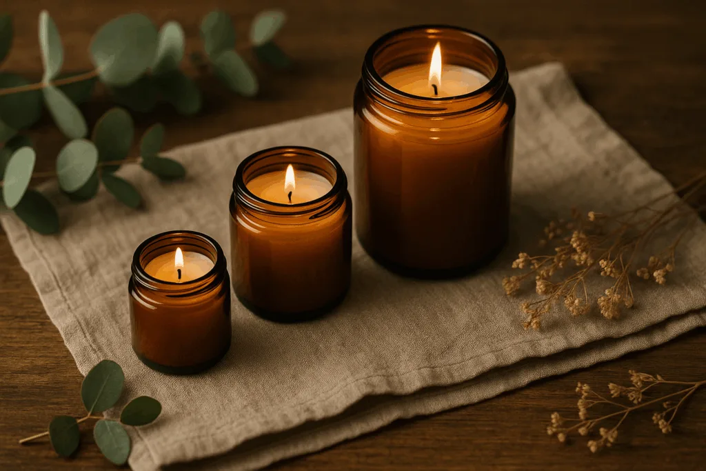 Amber Jar Candle Serenity