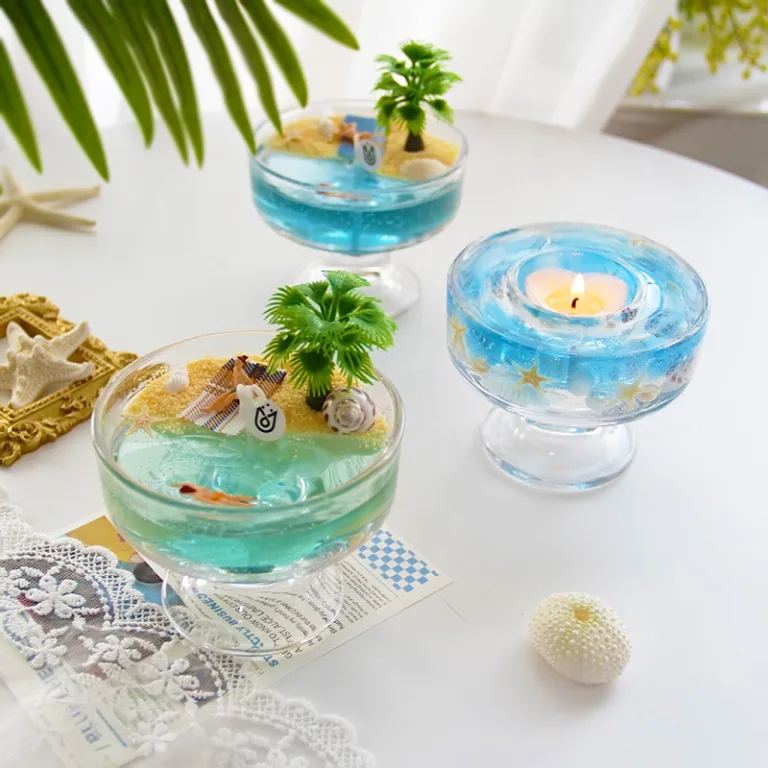Beach vacation gel candle1