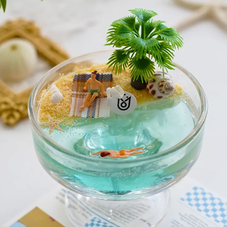 Beach vacation gel candle4