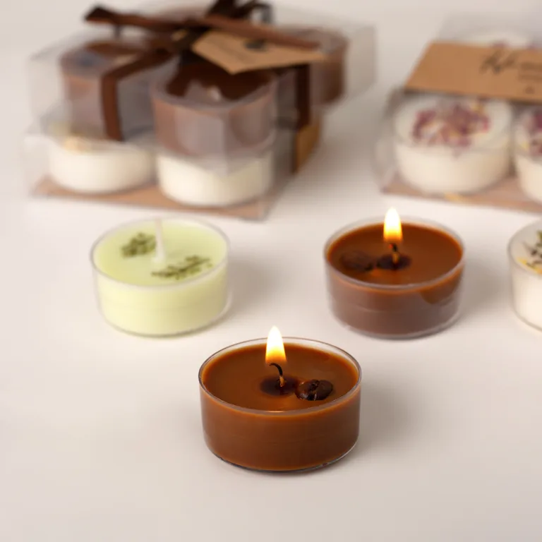 Botanical Tea light Candles2