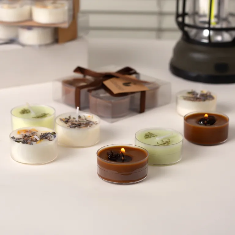 Botanical Tea light Candles3