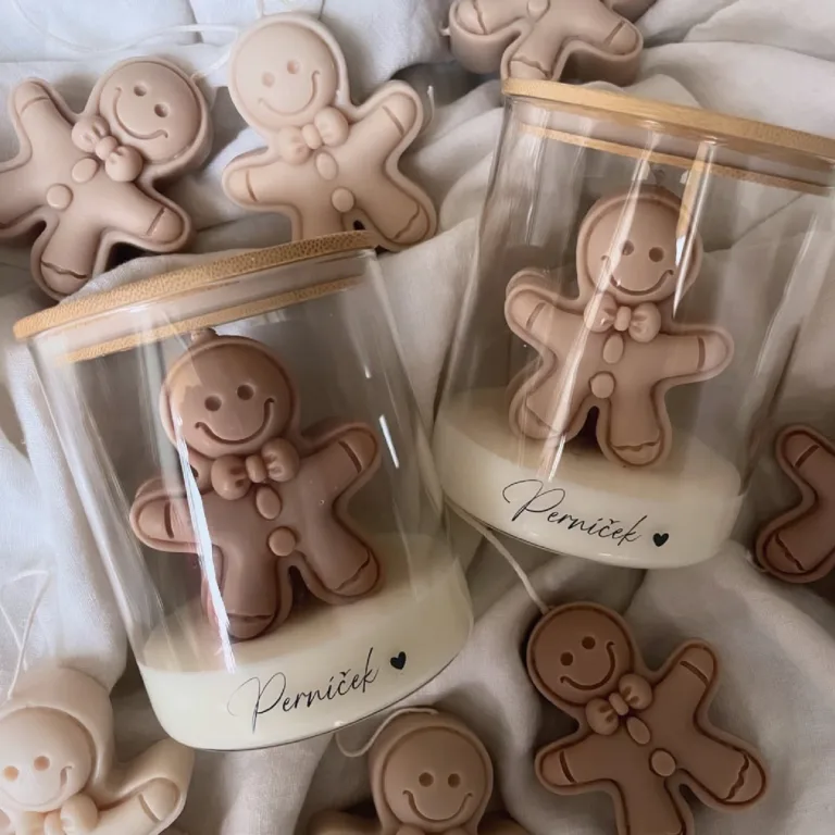 Christmas Gingerbread Jar Candle2