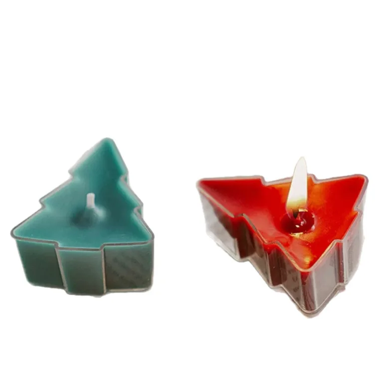 Christmas Tree Tea Light Candle4