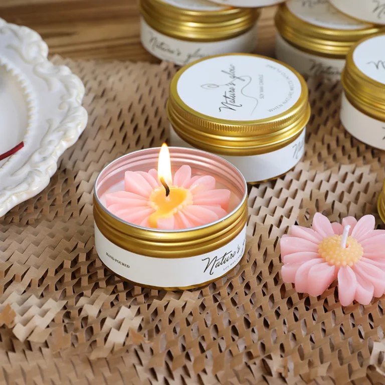 Daisy Blossom Tin Candle2