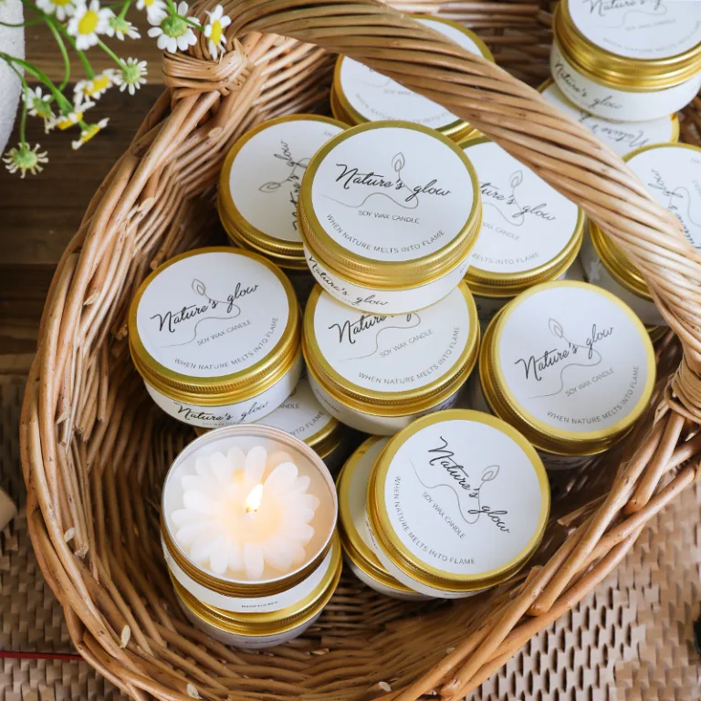 Daisy Blossom Tin Candle3