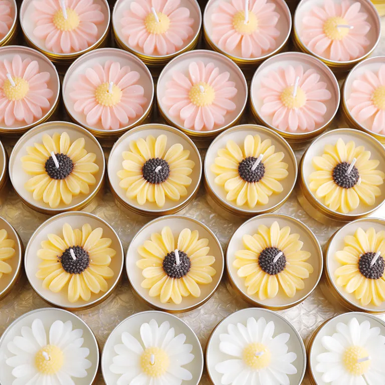 Daisy Blossom Tin Candle4