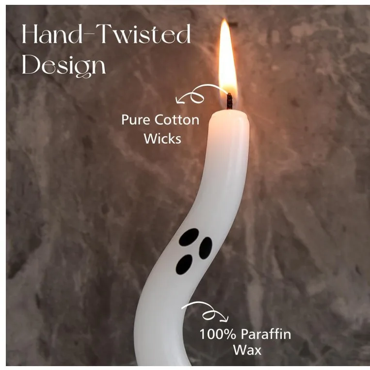 Halloween Ghost Taper Candle1