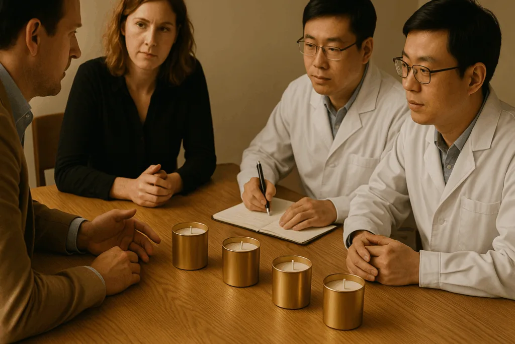 5 Costly Mistakes to Avoid When Choosing a Candle Factory in China 5 Circe Home collaborating with a candle factory in China—5 Mistakes to Avoid When Choosing a Candle Factory in China.