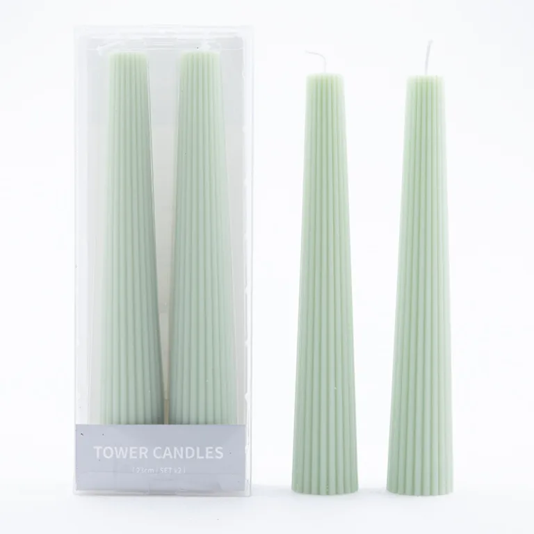 Ribbed Taper Candles4