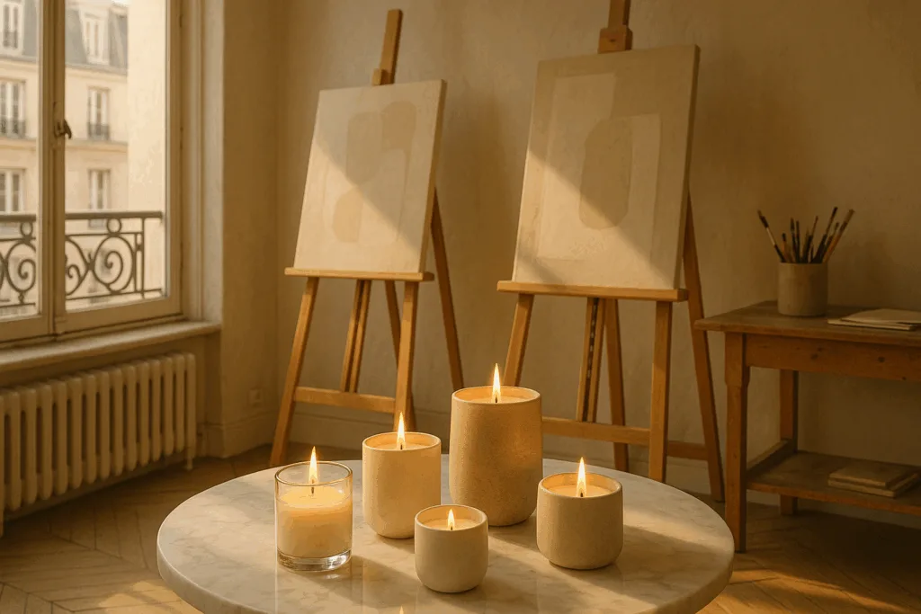 candle container trends 2025 paris art studio
