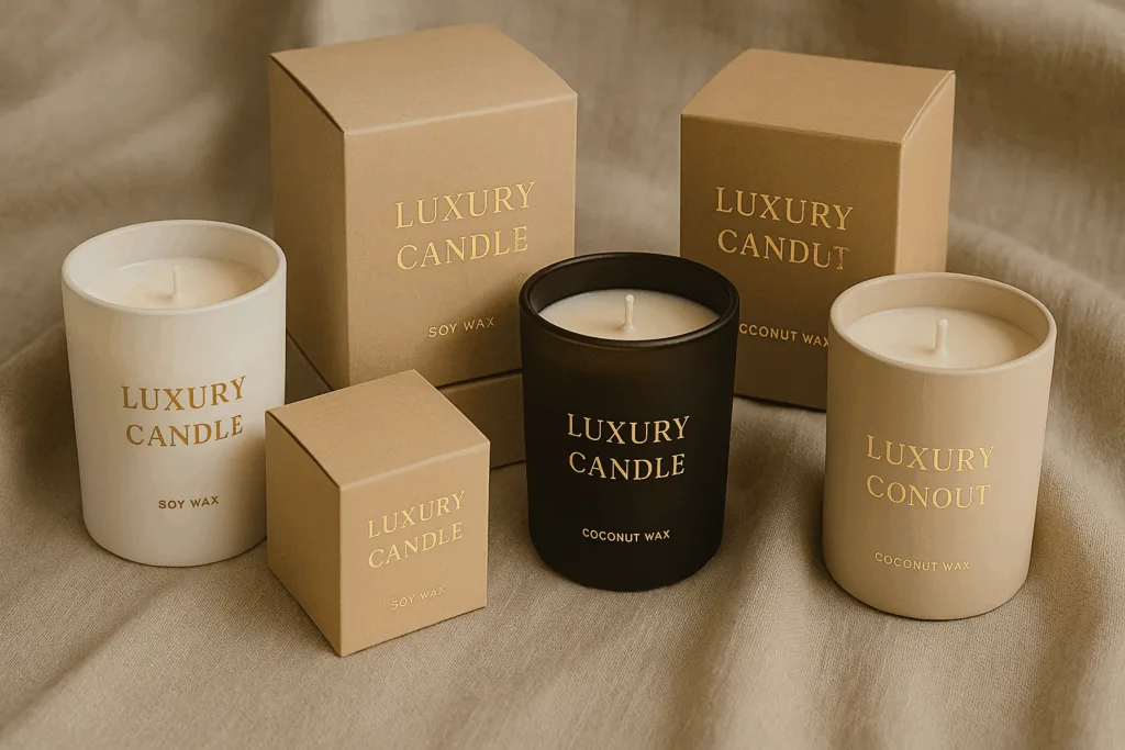 10 Smart Strategies for Managing Candle Bulk Orders with Luxury Precision 3 Luxury private label packaging for candle bulk orders.