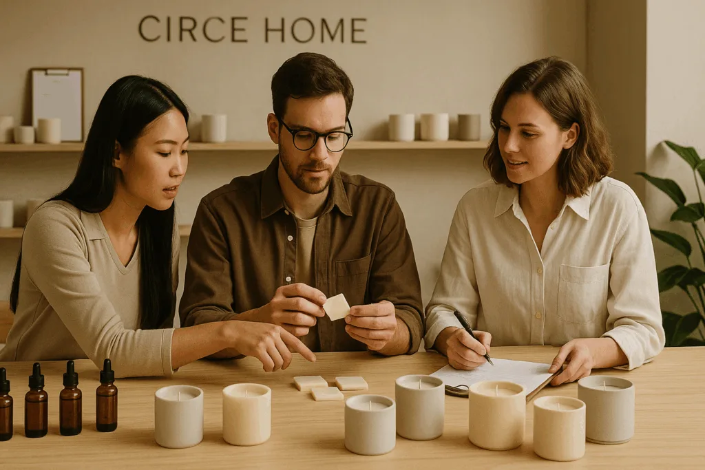 Circe Home sustainable candle design collaboration studio 2025.