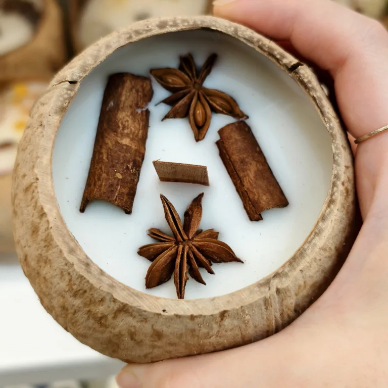 Coconut Shell Candle7