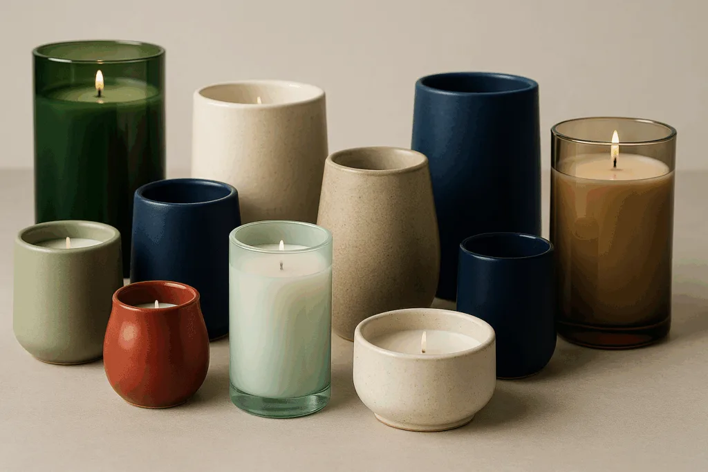Customizing Ceramic vs Glass Candle Jars for brands.