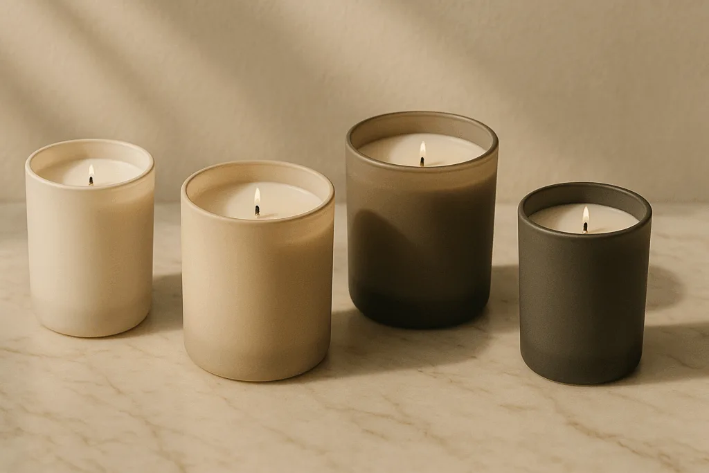 Elegant design in what makes a luxury candle.