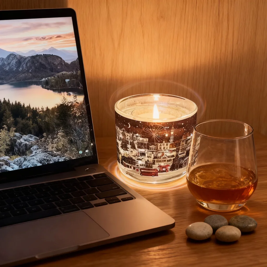 LED Sensor Gel Candle2