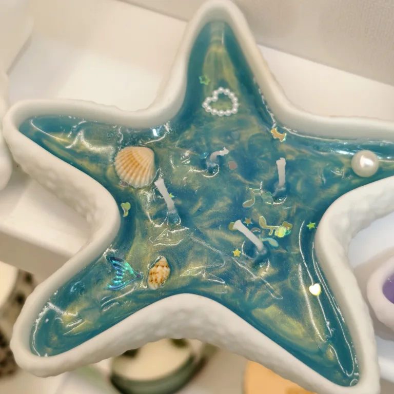 Starfish Jelly Wax Candle1