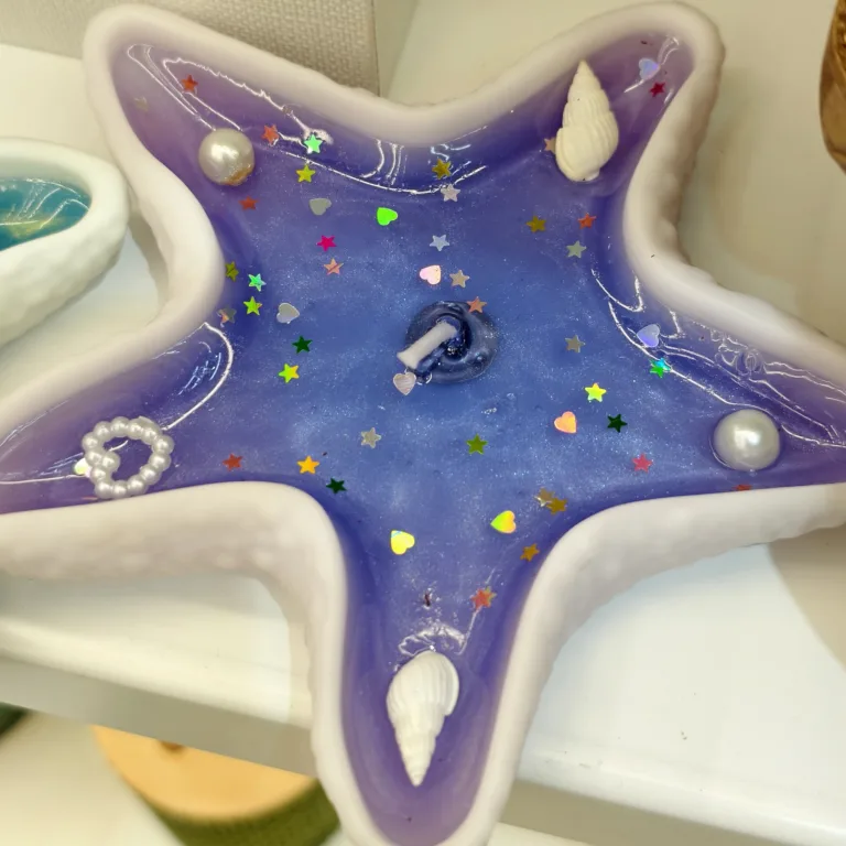 Starfish Jelly Wax Candle2