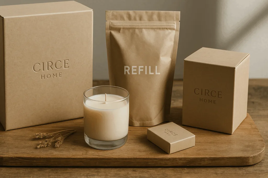 Eco-friendly recyclable candle packaging — where to find the best luxury candle supplies in 2025.
