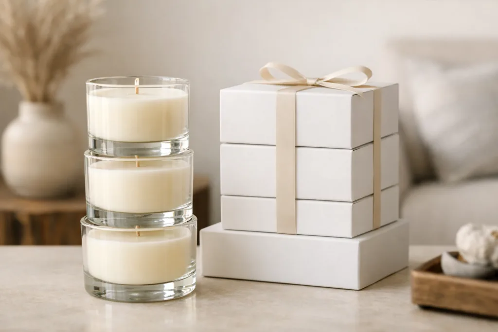 How to Create a Signature Scent for Your Candle Line 3 bespoke candle packagingjpg