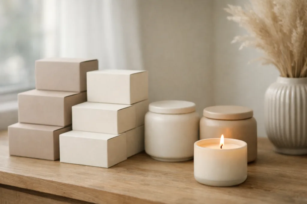 Start a Candle Line for Your Boutique: Small Batch + Wholesale Options 3 boutique candle displayjpg