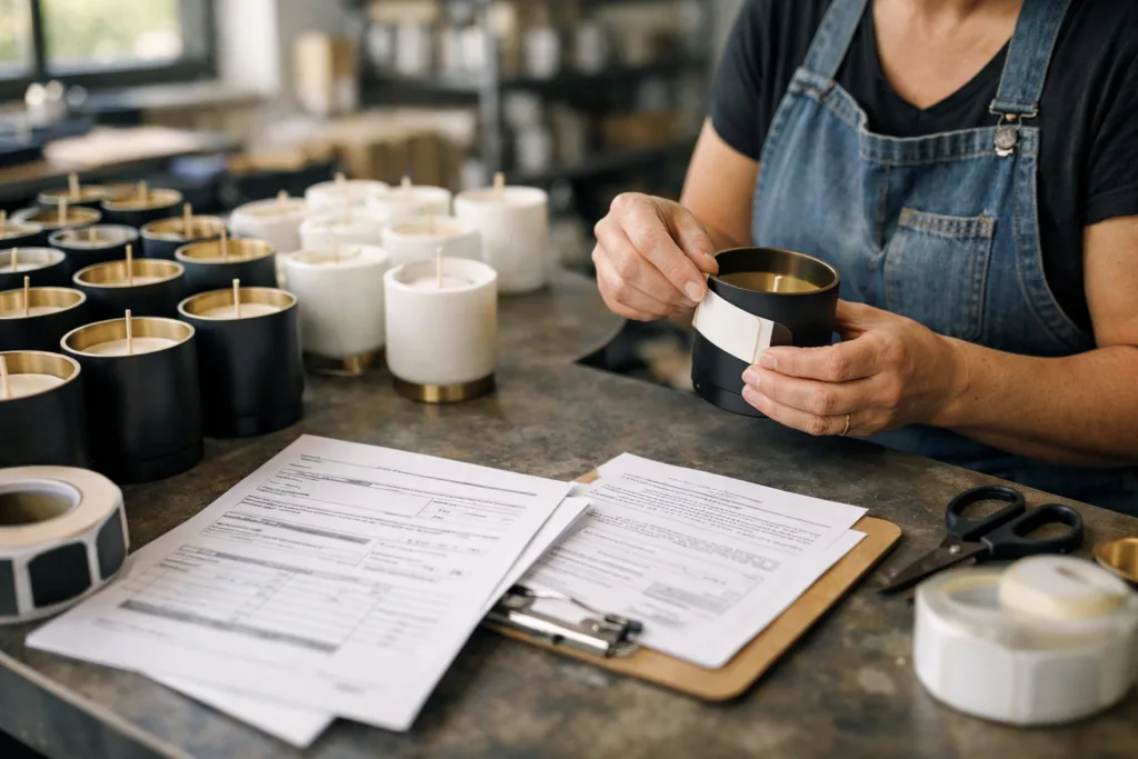 Candle MOQ Explained: Why Small Orders Have Higher Prices 2 candle labeling compliancejpg