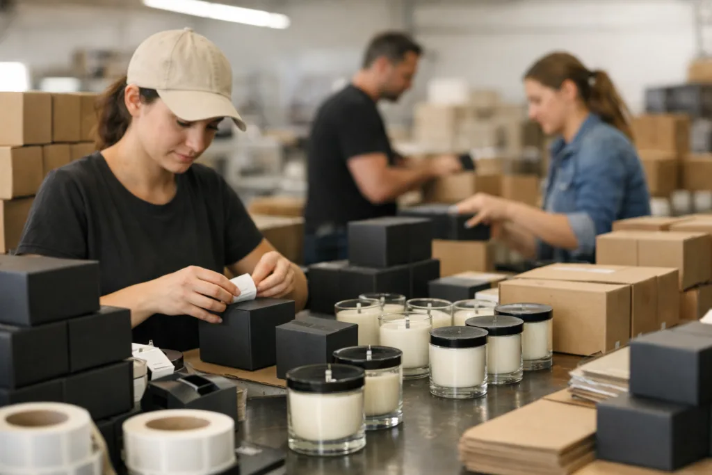 Why MOQ Matters in Candle Manufacturing: Full Cost Breakdown Explained 2 candle labeling packagingjpg