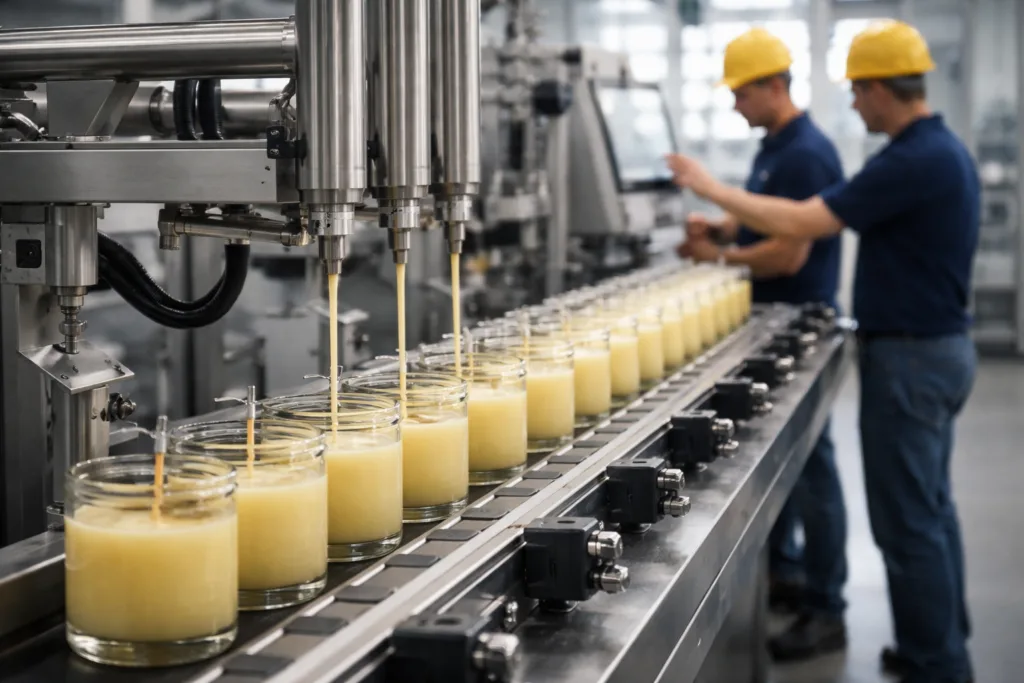 Real-life process image of batch production, showing how machine startup impacts each phase and overall MOQ.