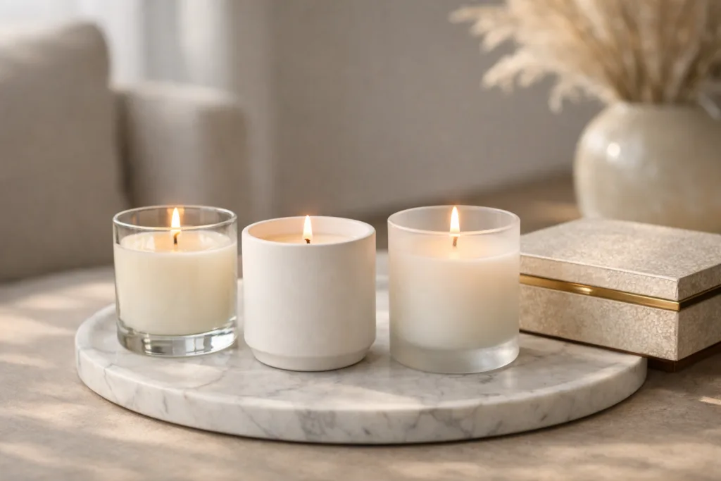 How to Choose the Perfect Candle Vessel for Your Custom Line 3 candle vessel lifestylejpg