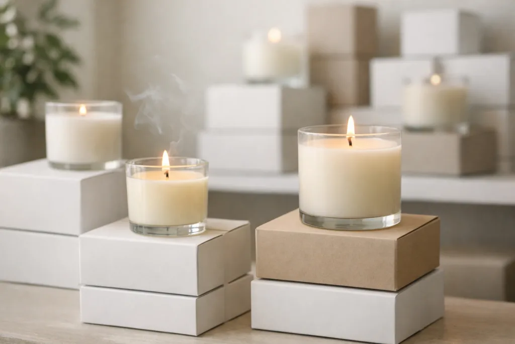 How to Order Candle Samples Before Full Production 3 candlesampledisplaylifestylejpg