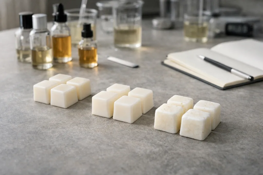 Private Label Wax Melts Manufacturer: Custom Scents & Packaging 3 Custom scent development process for private label wax melts