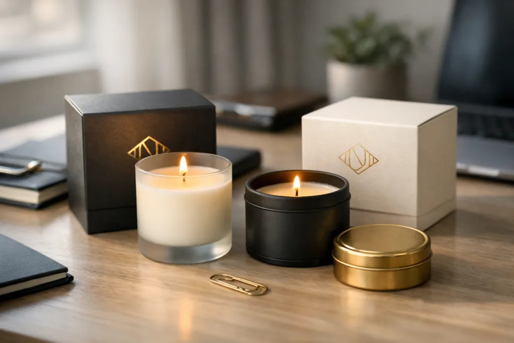 Custom Candle Gifts & Corporate Orders Made Easy 3 gift ready candle setjpg