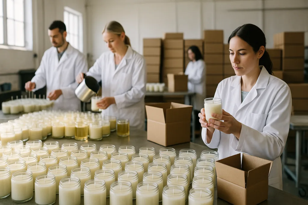 7 Key Facts About Minimum Order Quantities for Glass Jar Candles 2 glass jar candle moq productionjpg