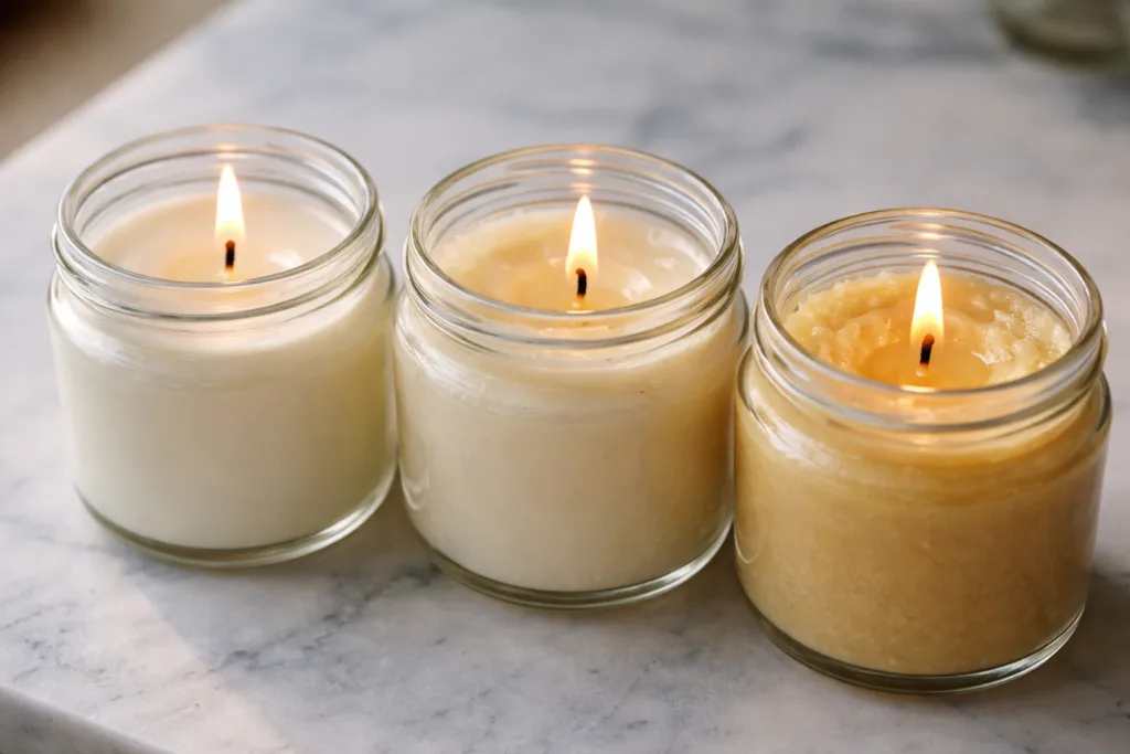 MOQ for Glass Jar Candles: What Determines the Minimum Order? 1 glass jar candle wax blendsjpg