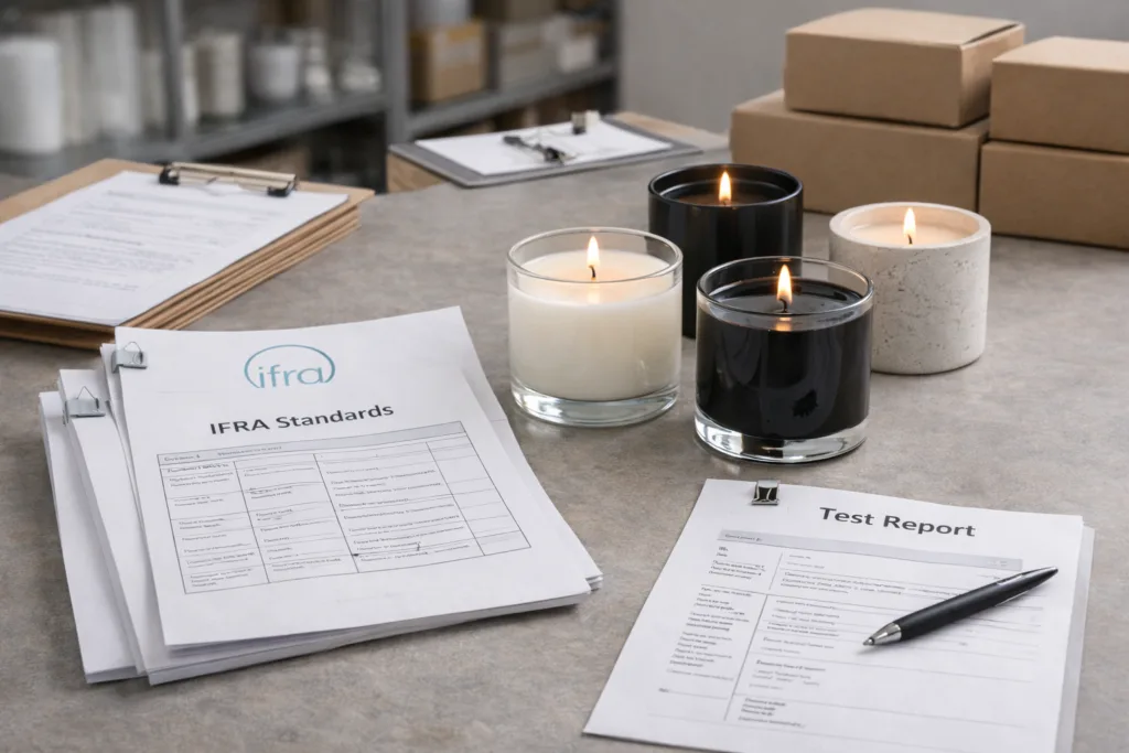 10 Proven Ways to Choose a Reliable Scented Candle Manufacturer 4 IFRA compliant scented candle manufacturer documentation