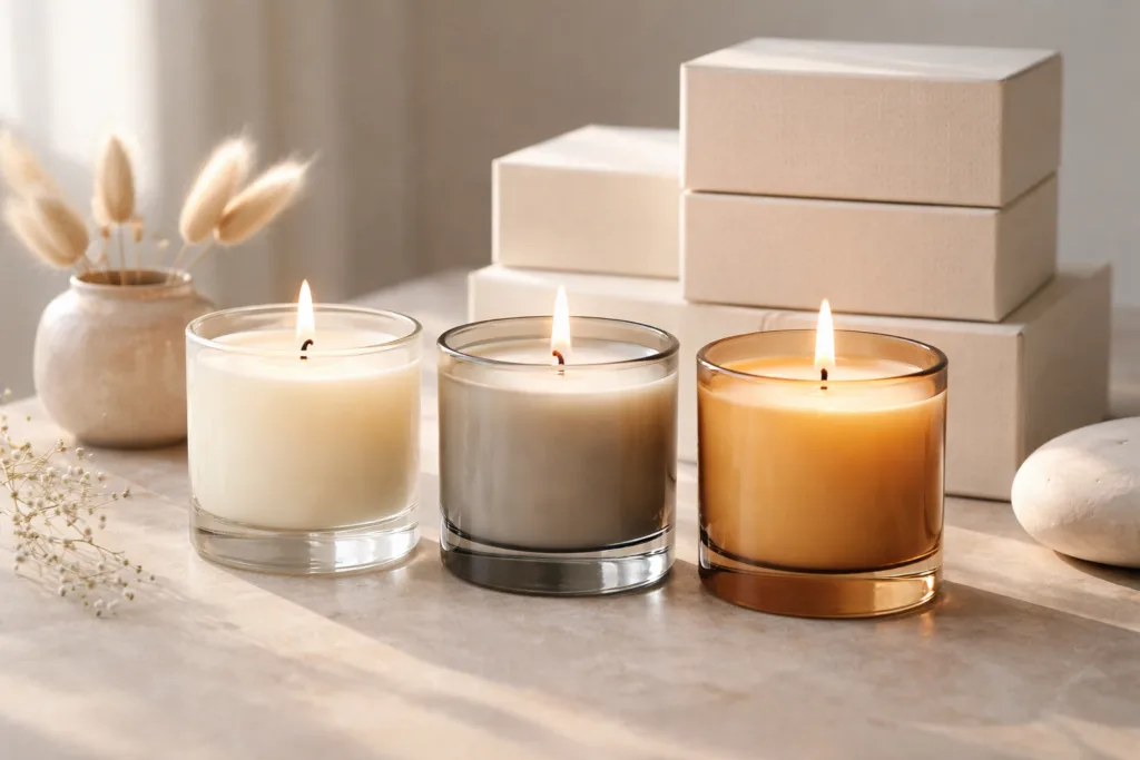 How to Order Candle Samples: What’s Included, Cost & Timeline 3 lifestyle luxury candlesjpg