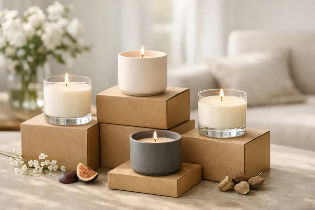 Top 10 Trending Candle Scents for Custom Brands in 2026 3 lifestyle scented candles 2026jpg