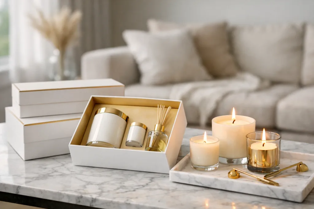 How to Start a Candle Business: The Complete Beginner’s Guide (2026) 3 luxury candle collection lifestylejpg