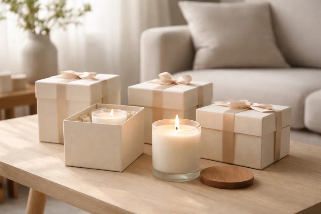 Custom Scented Candle Manufacturing Guide 3 luxury candle gift packagingjpg