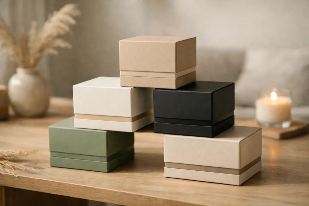 Candle Packaging MOQ Explained: Why Custom Boxes Start at 1000pcs 3 luxury candle packaging homejpg