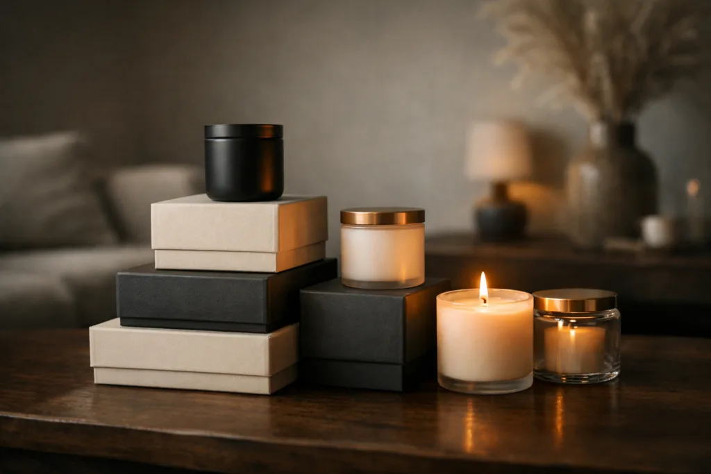 Top Mistakes to Avoid When Ordering Custom Candles 3 luxury candle stacked homejpg