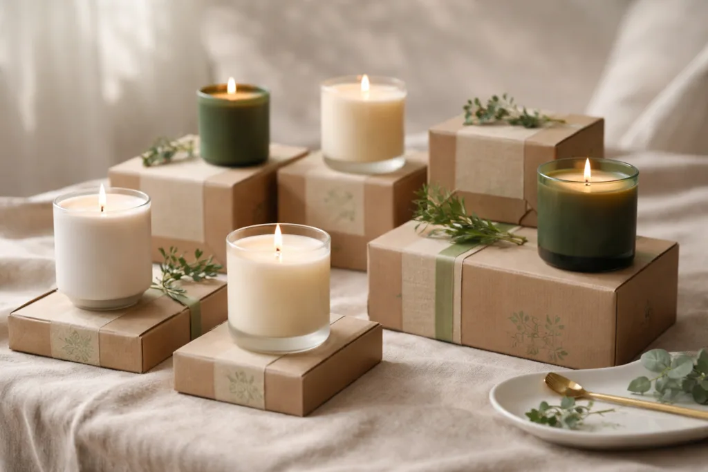 Eco-Friendly Custom Scented Candles for Green Brands 3 luxury eco candles green brandjpg