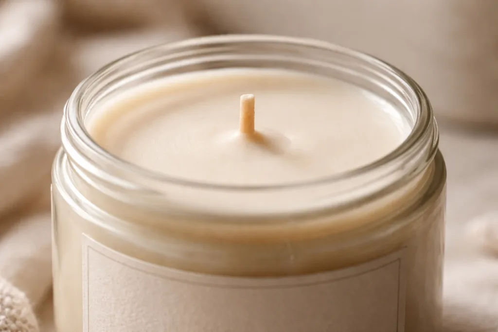 Start a Candle Business with Custom Packaging: Box, Labels, Branding Tips 1 macro custom label soy waxjpg